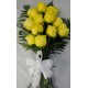 Dozen Yellow Roses Wrapped